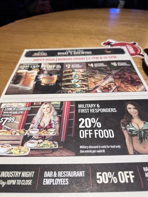 Menu photo 1 Twin Peaks Fort Worth, TX Menu photo 1 Twin Peaks Fort Worth, TX