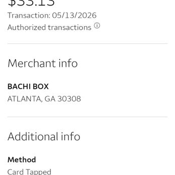 Bachi Box - Proof of purchase - Chicken Wings Near Me - Atlanta, Georgia