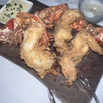 Steak 48 - Chicken fried lobster tails w/green chili aioli - Steakhouses Near Me - Houston, Texas Steak 48 - Chicken fried lobster tails w/green chili aioli - Steakhouses Near Me - Houston, Texas