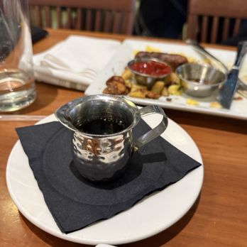 Spruce Farm & Fish - Enjoy this syrup it's $2.95 additional. - New American Near Me - Boulder, Colorado