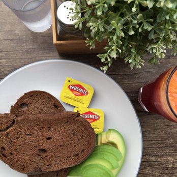 The Deck - Vegemite on toast with the addition of avo - Cafes Near Me - Sunshine Beach, QLD The Deck - Vegemite on toast with the addition of avo - Cafes Near Me - Sunshine Beach, QLD