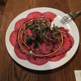 Vaudeville - Beef carpaccio - New American Near Me - Fredericksburg, Texas