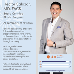 La Jolla Cosmetic Surgery Centre - Hector Salazar-Reyes, MD, FACS - Board Certified Plastic Surgeon at La Jolla Cosmetic Surgery Centre Rated 4.8/5 stars by RealPatientRatings