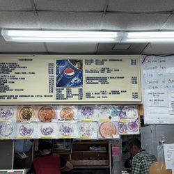 Menu as of July 2026.