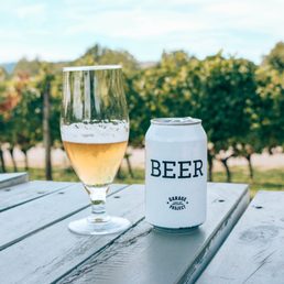 serving beer outside!