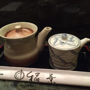 Inaba Restaurant - Two different soy sauce. Right is for sashimi and left is for sushi - Japanese Near Me - Torrance, California