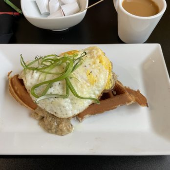 Waffle, INcaffeinated - Country Benedict - Waffles Near Me - Pittsburgh, Pennsylvania Waffle, INcaffeinated - Country Benedict - Waffles Near Me - Pittsburgh, Pennsylvania