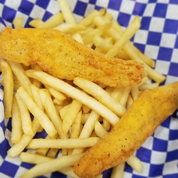 Cheesesteaks - Kids 3pc chicken strips meal, 1 already snagged before pic. - Cheesesteaks Near Me - Sacramento, California Cheesesteaks - Kids 3pc chicken strips meal, 1 already snagged before pic. - Cheesesteaks Near Me - Sacramento, California