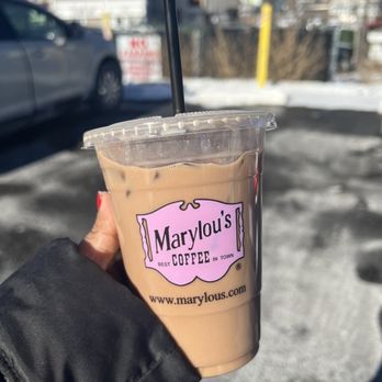 Marylou's Coffee - White chocolate chip extra specialty iced coffee - Coffee & Tea Near Me - Quincy, Massachusetts