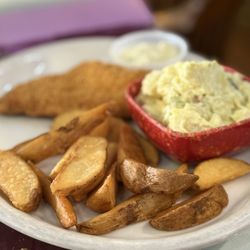 Brenham Grill - Catfish plate