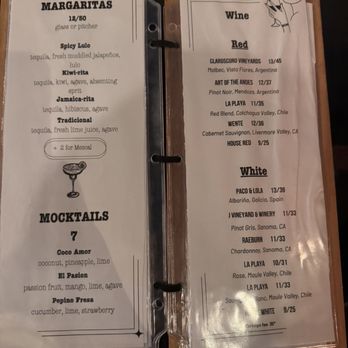 Selva - Drink Menu - Bars Near Me - Long Beach, California