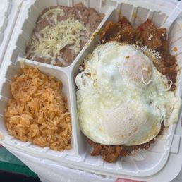 Chilaquiles Verdes add chorizo with over easy eggs Chilaquiles Verdes add chorizo with over easy eggs