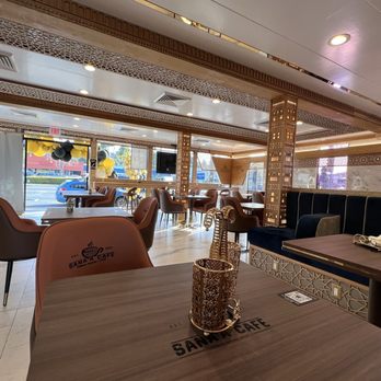 Sana'a Cafe - Inside seating - Coffee & Tea Near Me - Hayward, California Sana'a Cafe - Inside seating - Coffee & Tea Near Me - Hayward, California
