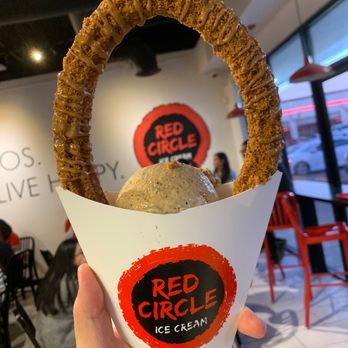 Red Circle Ice Cream - Churro daddy! - Desserts Near Me - Houston, Texas Red Circle Ice Cream - Churro daddy! - Desserts Near Me - Houston, Texas