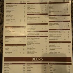 The Holy Grail - Menu