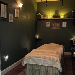 CozzyLand Massage Therapy - Treatment room.