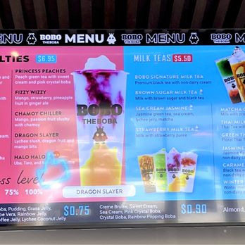 Bobo The Boba - Menu - Bubble Tea Near Me - Riverside, California