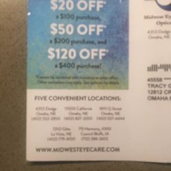 Midwest Eye Care, PC - Coupon does NOT specify frames only!