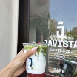Strawberry Matcha Latte