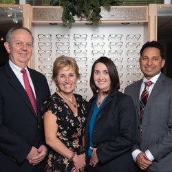 Eye Clinic of Austin - Left to Right: Dr. Thomas T. Henderson, Mo Livermore (Practice Administrator), Dr. Melanie Prosise, Dr. Farhan Irshad