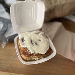 Mom's - Cinnamon roll warm and indescribably delicious!!