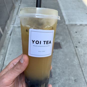 YOI Ramen & Tea - Passion Fruit Green Tea with boba - Ramen Near Me - New York, New York YOI Ramen & Tea - Passion Fruit Green Tea with boba - Ramen Near Me - New York, New York