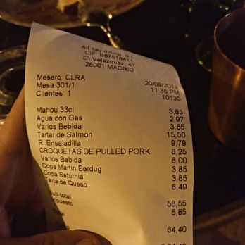 Dingo - Cuenta 3 pax - American Near Me - Madrid, M