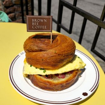Brown Bee Coffee - egg & cheese sandwich - Coffee & Tea Near Me - Providence, Rhode Island