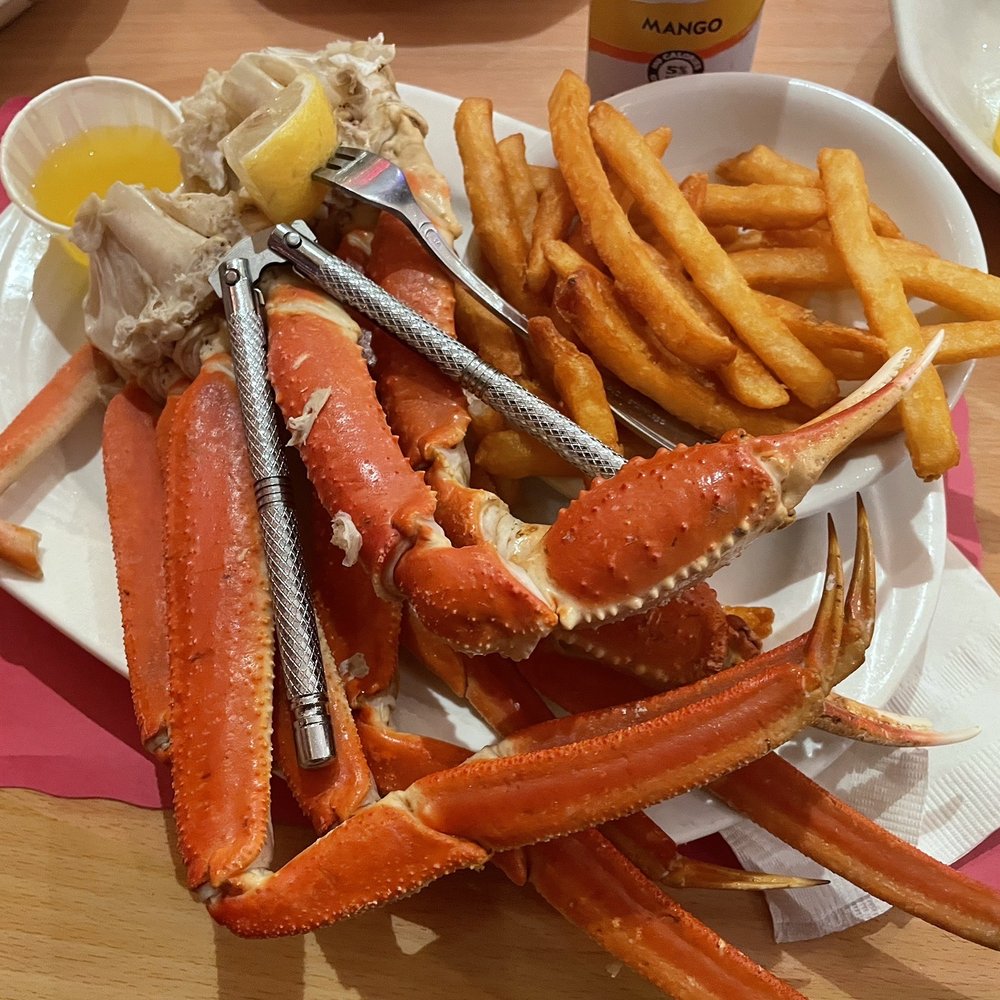 Pub 199 - Snow Crab Legs with fries - Steakhouses Near Me - Mount Arlington, New Jersey Pub 199 - Snow Crab Legs with fries - Steakhouses Near Me - Mount Arlington, New Jersey