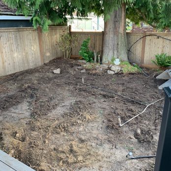 Nguyen Landscaping and Construction - Before - removed old grass and flower beds - Landscaping Near Me Nguyen Landscaping and Construction - Before - removed old grass and flower beds - Landscaping Near Me