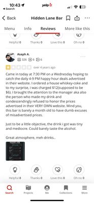Hidden Lane Bar by null