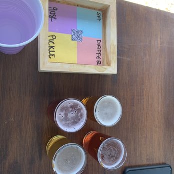 Blue Owl Brewing - Flight - Breweries Near Me - Austin, Texas