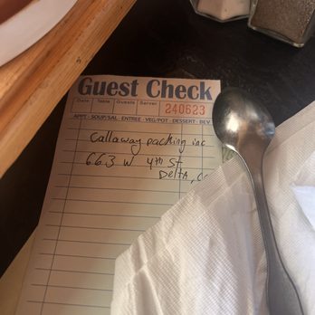North Fork Boardwalk - The meat location given by our wonderful waitress. - Pubs Near Me - Crawford, Colorado North Fork Boardwalk - The meat location given by our wonderful waitress. - Pubs Near Me - Crawford, Colorado