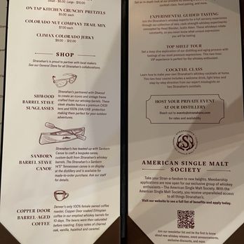 Stranahan's Colorado Whiskey - Menu - Distilleries Near Me - Denver, Colorado Stranahan's Colorado Whiskey - Menu - Distilleries Near Me - Denver, Colorado