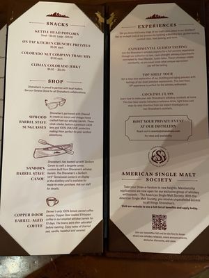 Menu photo 5 Stranahan's Colorado Whiskey Denver, CO Menu photo 5 Stranahan's Colorado Whiskey Denver, CO
