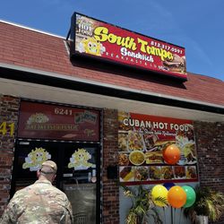 South Tampa Sandwich - Outside. it's now a building and not a food truck!