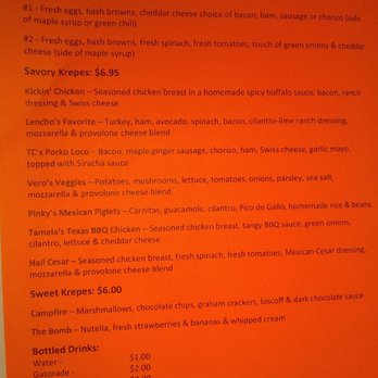 Planet of the Krepes - Menu - Food Trucks Near Me - Denver, Colorado Planet of the Krepes - Menu - Food Trucks Near Me - Denver, Colorado