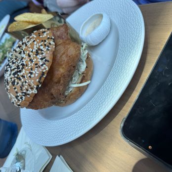 Atlantic - Beer battered Grouper sandwich - Seafood Near Me - Orlando, Florida