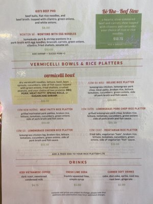Menu photo 3 White Lotus Cafe Burnaby, BC