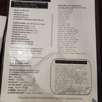 Pisces Sushi - Menu - Sushi Bars Near Me - Charlotte, North Carolina Pisces Sushi - Menu - Sushi Bars Near Me - Charlotte, North Carolina