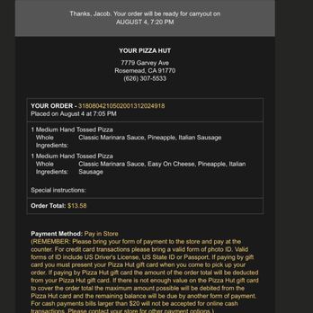 Pizza Hut - Pizza Near Me - Rosemead, California Pizza Hut - Pizza Near Me - Rosemead, California