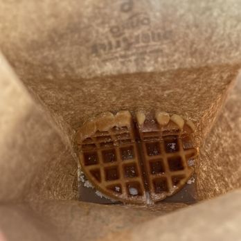 Lotus Cafe - Street waffle (taken literally) just thrown in the bag - Coffee & Tea Near Me - Urban Honolulu, Hawaii Lotus Cafe - Street waffle (taken literally) just thrown in the bag - Coffee & Tea Near Me - Urban Honolulu, Hawaii