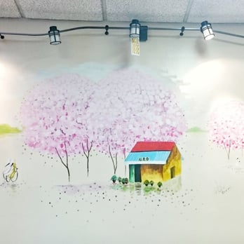 Angus Pho House - Cool wall painting - Vietnamese Near Me - Toronto, Ontario