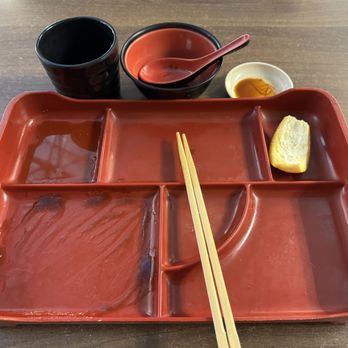 Hiro Sushi - Remains of bento box~ - Japanese Near Me - Burnaby, British Columbia