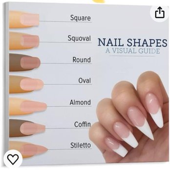 Joy Nail - Sample shapes of nails - Nail Salons Near Me - Parsippany, New Jersey