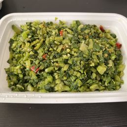 Stir-fried leaf XiangXia style Stir-fried leaf XiangXia style