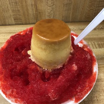 Ice Garden - Strawberry with custard!!!! - Desserts Near Me - Aiea, Hawaii
