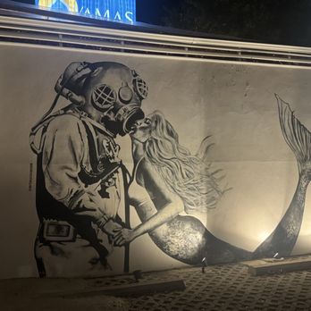 Yamas Greek Kitchen + Bar - Outside mural - Greek Near Me - Austin, Texas