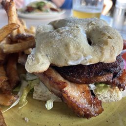 Fried Green Tomato Sando (with pork belly) - super! Fried Green Tomato Sando (with pork belly) - super!