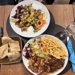 Bodrum - 5/18/26 FYI. Dinner. Sorry I took a bite out of the delish bread. lol.